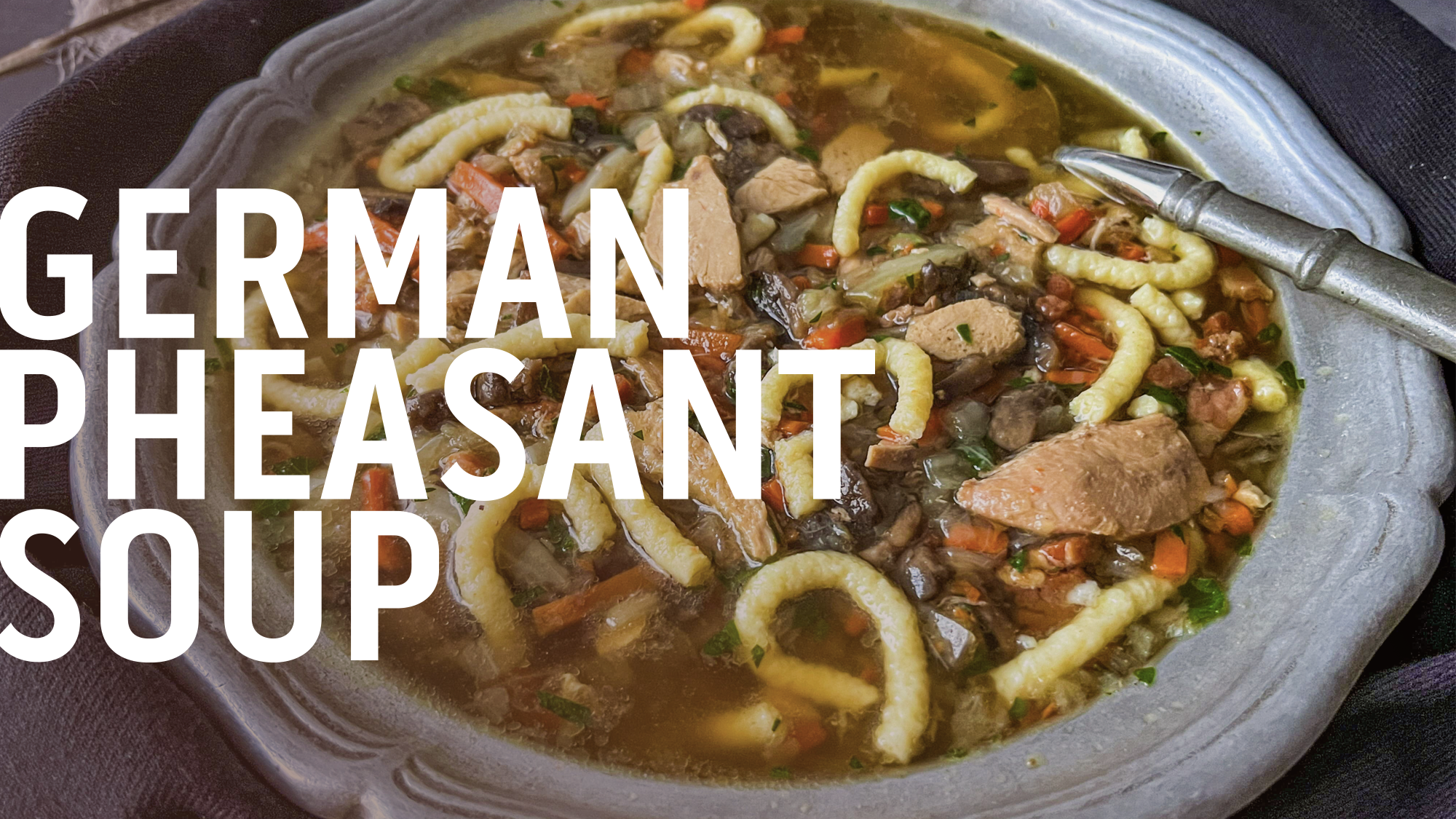 GERMAN PHEASANT SOUP