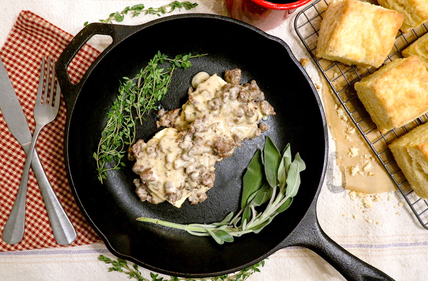 Venison Biscuits and Gravy with Annie Weisz