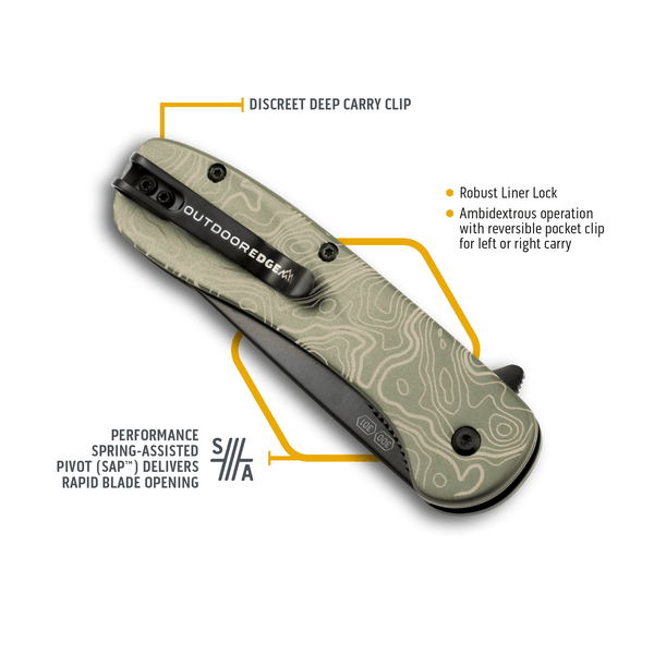 LIMITED EDITION EXPLORER RAZOR VX1 | 3.0" REPLACEABLE BLADE EVERY DAY CARRY KNIFE | SPRING ASSISTED PIVOT