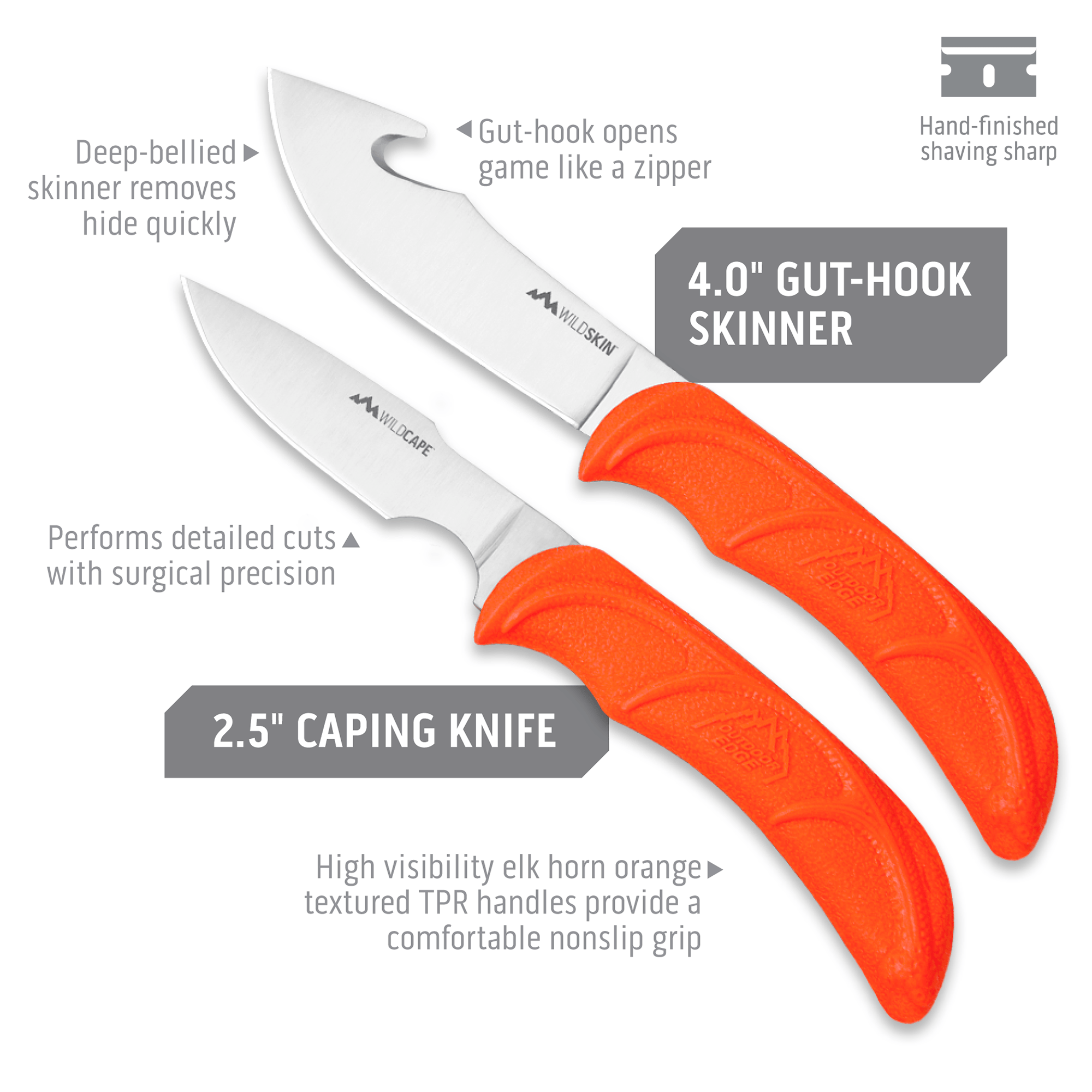 TPR Handle 3 Piece Ceramic Knife Set For Sale