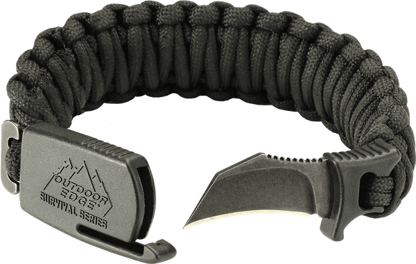 Knivesandtools paracord bracelet cobra wave, coyote brown, inner